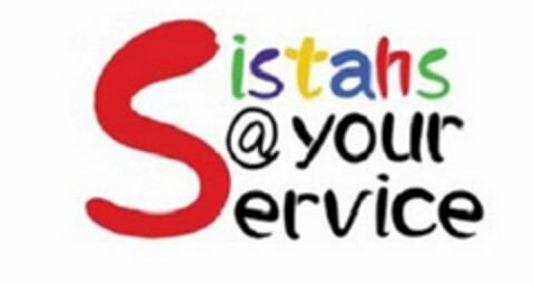 SISTAHS @ YOUR SERVICE Logo (USPTO, 26.06.2020)