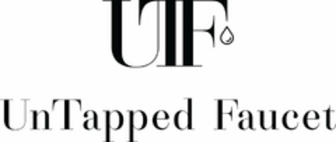 UTF UNTAPPED FAUCET Logo (USPTO, 09.07.2020)