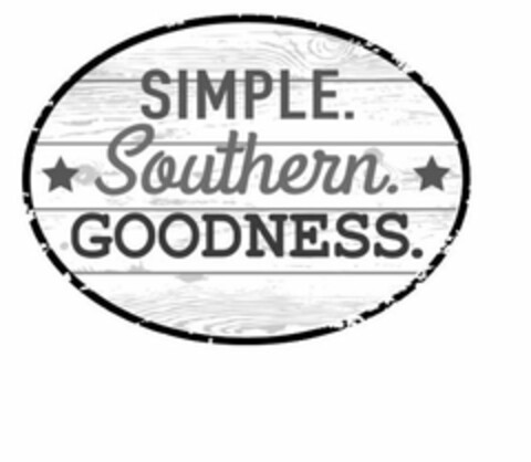 SIMPLE. SOUTHERN. GOODNESS. Logo (USPTO, 08/25/2020)