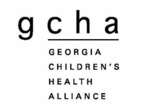 GCHA GEORGIA CHILDREN'S HEALTH ALLIANCE Logo (USPTO, 02/24/2009)