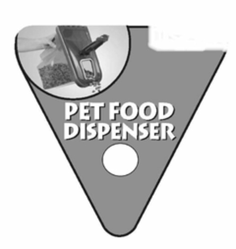 PET FOOD DISPENSER Logo (USPTO, 09.06.2009)