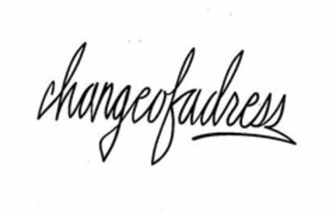 CHANGEOFADRESS Logo (USPTO, 18.08.2009)