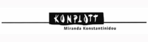 KONPLOTT MIRANDA KONSTANTINIDOU Logo (USPTO, 10/06/2009)