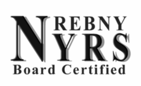 NYRS REBNY BOARD CERTIFIED Logo (USPTO, 01.02.2010)