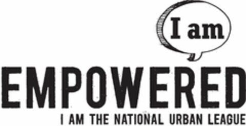 I AM EMPOWERED I AM THE NATIONAL URBAN LEAGUE Logo (USPTO, 03/04/2010)