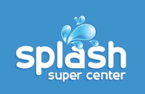 SPLASH SUPER CENTER Logo (USPTO, 11.06.2010)