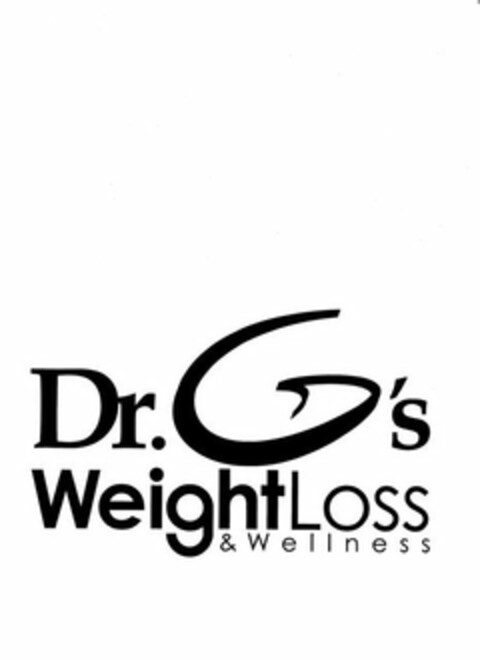 DR. G'S WEIGHTLOSS & WELLNESS Logo (USPTO, 22.09.2010)