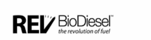 REV BIODIESEL THE REVOLUTION OF FUEL Logo (USPTO, 27.12.2010)