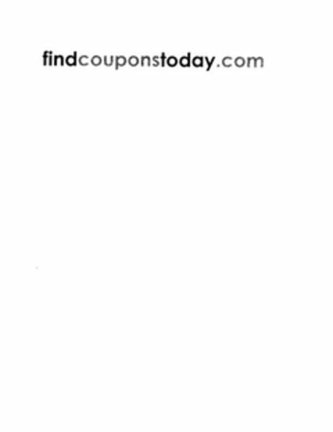 FINDCOUPONSTODAY.COM Logo (USPTO, 10/03/2011)