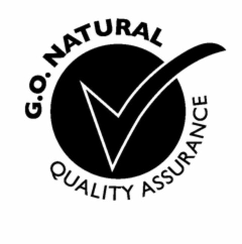 G.O. NATURAL QUALITY ASSURANCE Logo (USPTO, 08.11.2011)