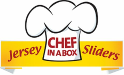 CHEF IN A BOX JERSEY SLIDERS Logo (USPTO, 28.12.2011)