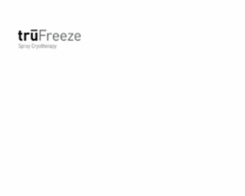 TRUFREEZE SPRAY CRYOTHERAPY Logo (USPTO, 15.03.2012)