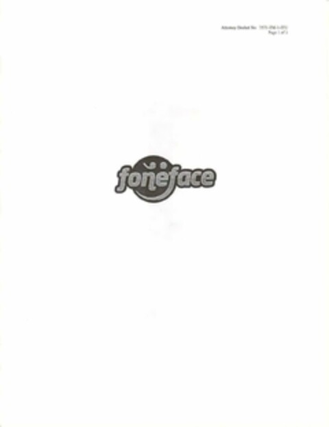 FONEFACE Logo (USPTO, 19.06.2012)