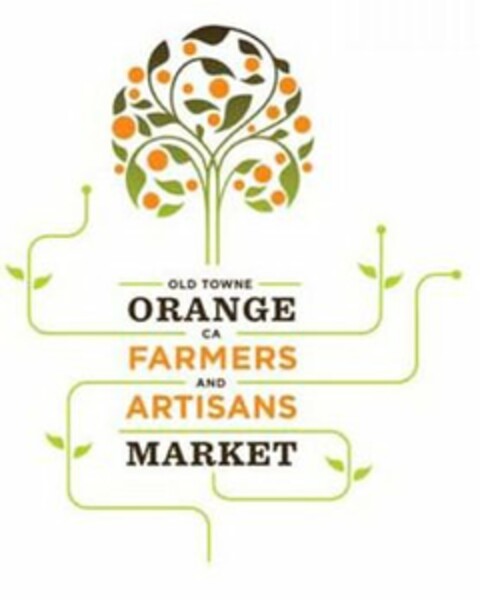 OLD TOWNE ORANGE CA FARMERS AND ARTISANS MARKET Logo (USPTO, 24.08.2012)