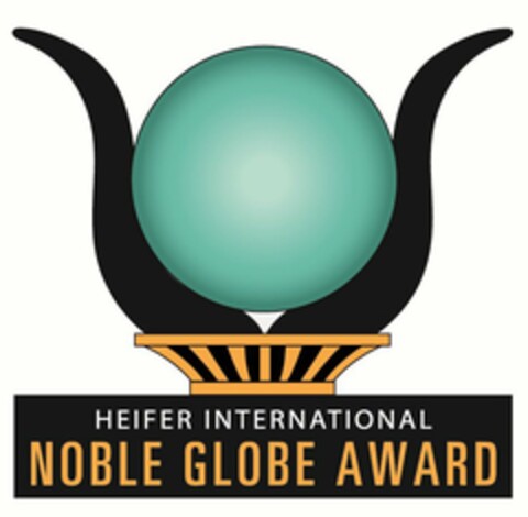 HEIFER INTERNATIONAL NOBLE GLOBE AWARD Logo (USPTO, 02.10.2012)