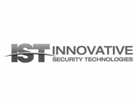 IST INNOVATIVE SECURITY TECHNOLOGIES Logo (USPTO, 07/09/2013)