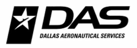 DAS DALLAS AERONAUTICAL SERVICES Logo (USPTO, 09/23/2013)