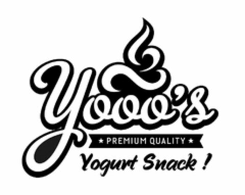 YOOO'S PREMIUM QUALITY YOGURT SNACK! Logo (USPTO, 02/25/2014)