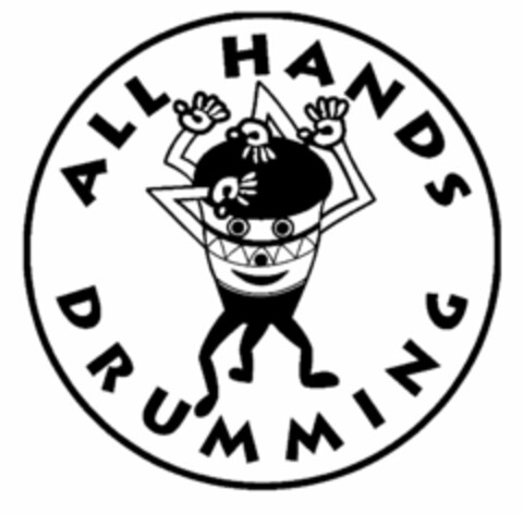 ALL HANDS DRUMMING Logo (USPTO, 18.08.2014)