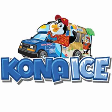 K KONA ICE TROPICAL SHAVED KONA ICE Logo (USPTO, 11/25/2014)