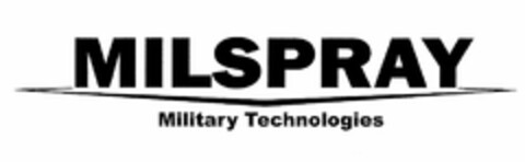 MILSPRAY MILITARY TECHNOLOGIES Logo (USPTO, 06/17/2015)