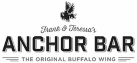 FRANK & TERESSA'S ANCHOR BAR THE ORIGINAL BUFFALO WING Logo (USPTO, 12/22/2015)