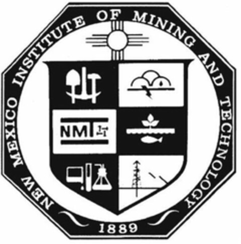 NEW MEXICO INSTITUTE OF MINING AND TECHNOLOGY 1889 Logo (USPTO, 13.01.2016)