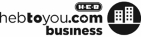 H-E-B HEBTOYOU.COM BUSINESS Logo (USPTO, 14.09.2016)