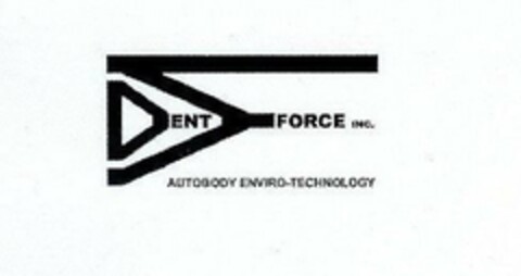 DENT FORCE INC. AUTOBODY ENVIRO-TECHNOLOGY Logo (USPTO, 08.12.2016)