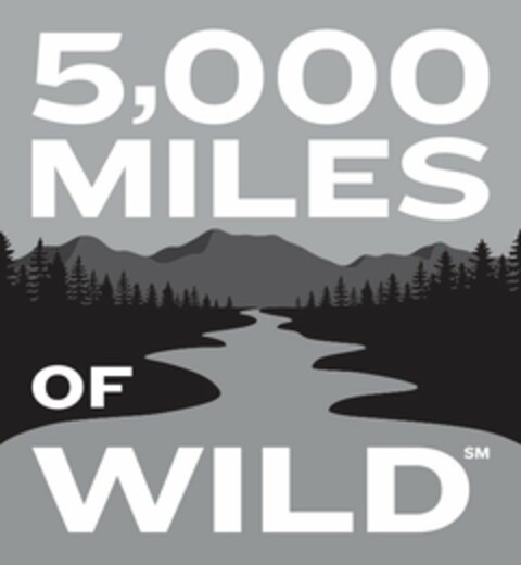 5,000 MILES OF WILD Logo (USPTO, 02/27/2017)