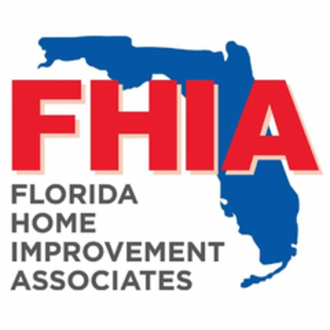 FHIA FLORIDA HOME IMPROVEMENT ASSOCIATES Logo (USPTO, 03/17/2017)