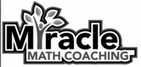 MIRACLE MATH COACHING Logo (USPTO, 21.06.2017)