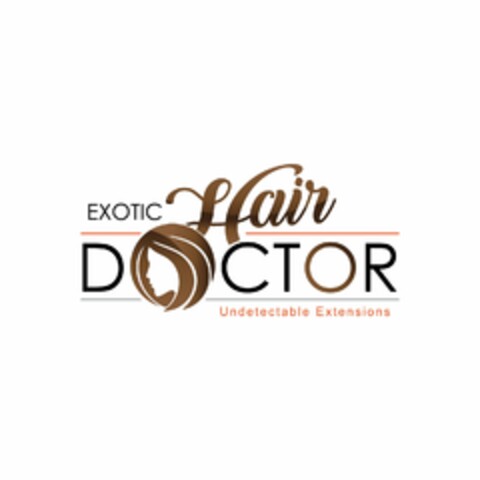 EXOTIC HAIR DOCTOR UNDETECTABLE EXTENSIONS Logo (USPTO, 15.01.2018)