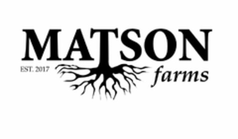 MATSON FARMS EST. 2017 Logo (USPTO, 04/17/2018)