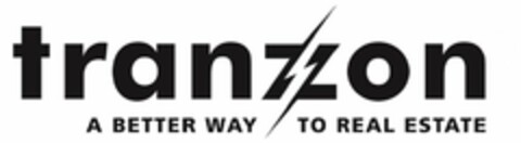 TRANZON A BETTER WAY TO REAL ESTATE Logo (USPTO, 02/15/2019)