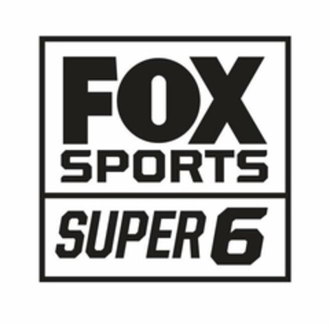 FOX SPORTS SUPER 6 Logo (USPTO, 07/24/2019)