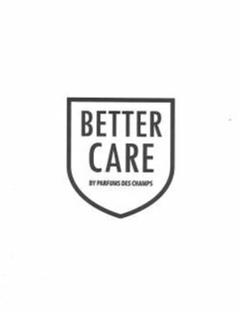 BETTER CARE BY PARFUMS DES CHAMPS Logo (USPTO, 16.06.2020)