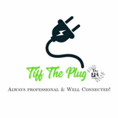 TIFF THE PLUG T & T CONSULTING LLC ALWAYS PROFESSIONAL AND WELL CONNECTED! Logo (USPTO, 08/12/2020)