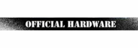 OFFICIAL HARDWARE Logo (USPTO, 06/23/2009)