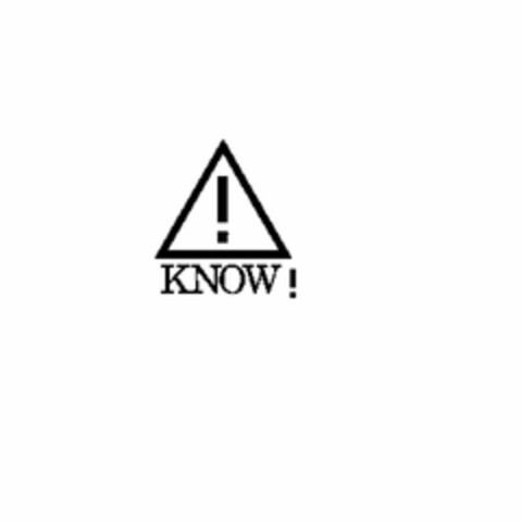 KNOW ! ! Logo (USPTO, 03.07.2010)