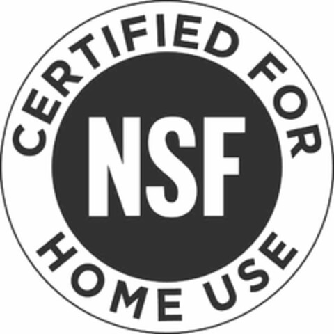 NSF CERTIFIED FOR HOME USE Logo (USPTO, 30.08.2010)