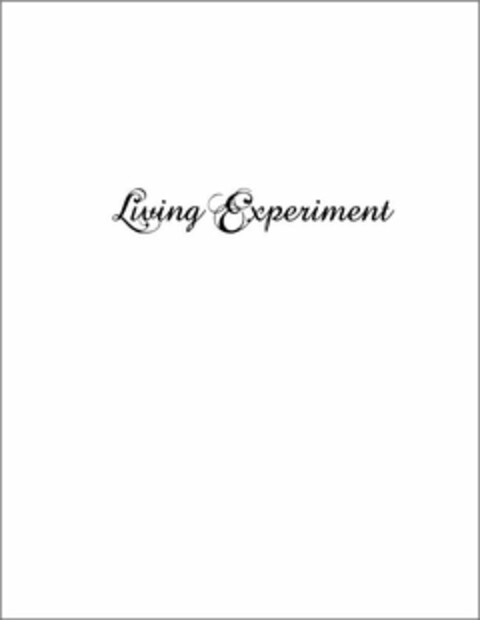 LIVING EXPERIMENT Logo (USPTO, 12/20/2010)