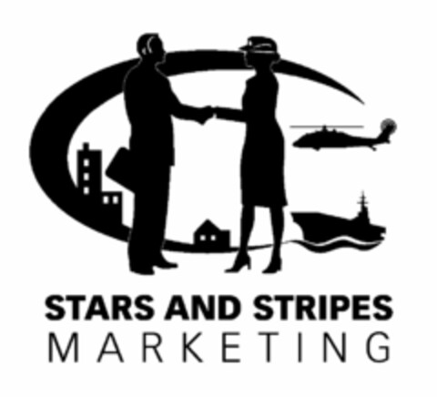 STARS AND STRIPES MARKETING Logo (USPTO, 28.01.2011)