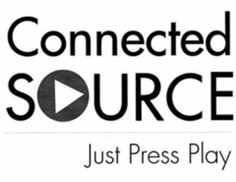 CONNECTED SOURCE JUST PRESS PLAY Logo (USPTO, 04.02.2011)