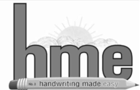 HME NO. 2 HANDWRITING MADE EASY Logo (USPTO, 03/18/2011)