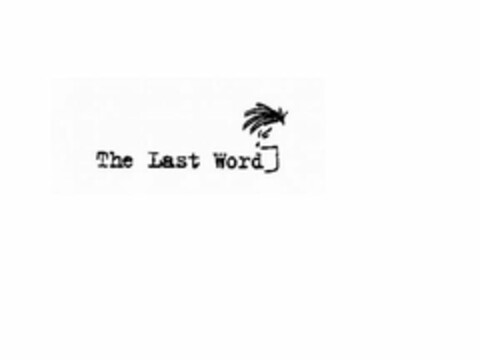 THE LAST WORD Logo (USPTO, 04/28/2011)