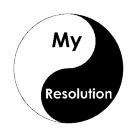 MY RESOLUTION Logo (USPTO, 05.12.2011)