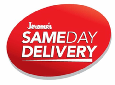 JEROME'S SAMEDAY DELIVERY Logo (USPTO, 09.05.2012)