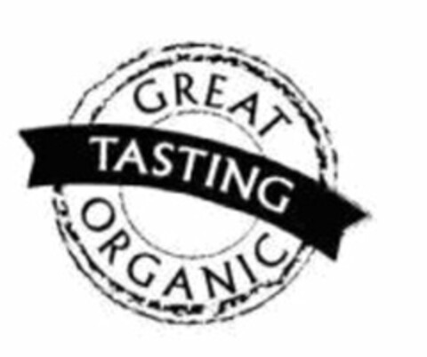 GREAT TASTING ORGANIC Logo (USPTO, 08/27/2012)