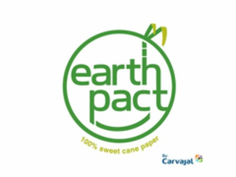 EARTH PACT 100% SWEET CANE PAPER BY: CARVAJAL Logo (USPTO, 28.12.2012)